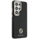 4. Guess Rhinestone Round Logo MagSafe Case for Samsung Galaxy S26 Ultra - Black