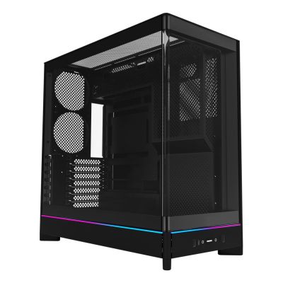 2. Montech HS02 PC Case, Midi-Tower, ATX, Tempered Glass, ARGB