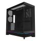 2. Montech HS02 PC Case, Midi-Tower, ATX, Tempered Glass, ARGB