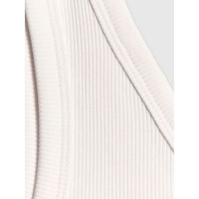 6. Women's slim ribbed knit top 4F 4FRSS26TSLEF337-10S