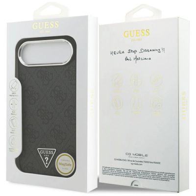8. Guess 4G Triangle Logo MagSafe case for iPhone 17 Air - black