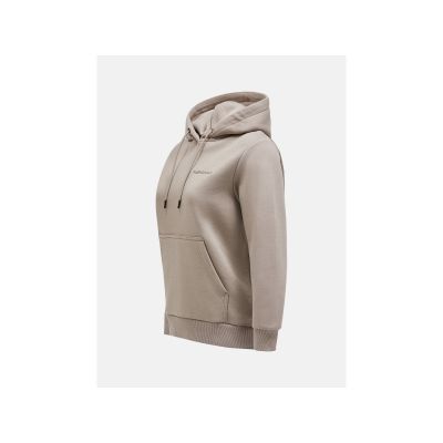 2. Peak Performance W Original Small Logo Hood Beige