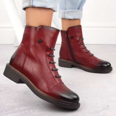 17. Jezzi W ASA252-5 JEZ437A insulated ankle boots