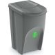 7. GARBAGE BINS 35 L SORTIBOX SET 4 PCS GREY STONE