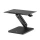 10. MACLEAN DESK STAND FOR MONITOR OR LAPTOP, GAS SPRING, FOR SITTING AND STANDING WORK, BLACK MC-493