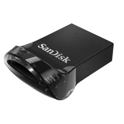 3. Sandisk Ultra Fit USB Flash Drive 256GB USB Type-A 3.2 Gen 1 (3.1 Gen 1) Black
