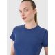 4. Women's slim ribbed t-shirt 4F 4FRSS25TTSHF2696-31S