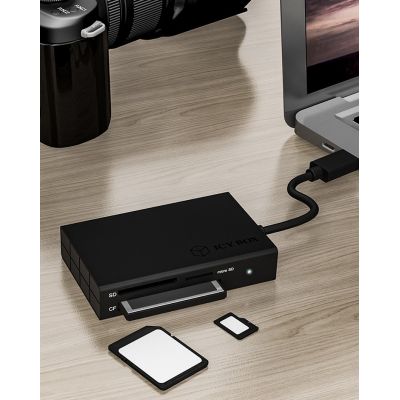 7. ICY BOX IB-CR401-C3 Card Reader USB 3.2 Gen 1 (3.1 Gen 1) Type-C Black