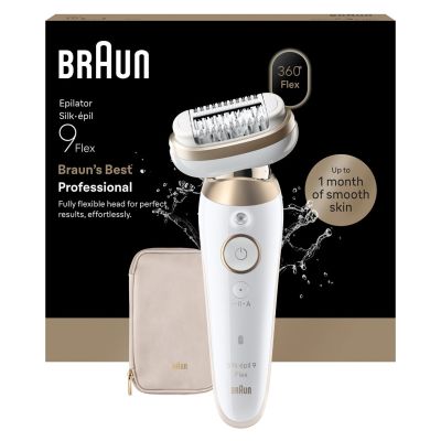 5. Braun Silk-épil 9 Silk·épil 9 Flex 40 tweezers Gold, White