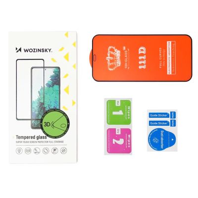5. Wozinsky super wytrzymałe szkło folia szklana Full Glue na cały ekran z ramką Case Friendly Xiaomi Mi Band 4 / Mi Band 3 przezroczysty