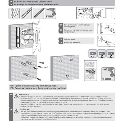5. Maclean MC-501B TV wall mount (Swivel, wall-mounted, tiltable - 42"; max. 30kg)