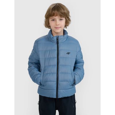 Boy's down jacket with synthetic filling 4F 4FJWSS25TDJAM520-32S