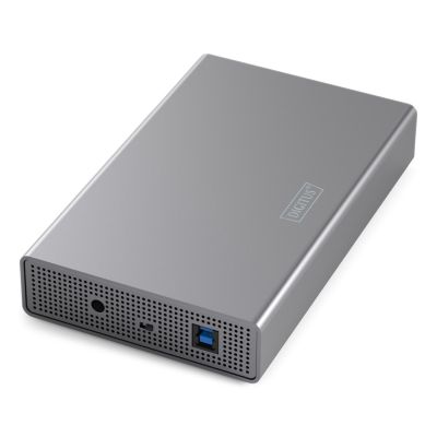 10. Digitus USB 3.0 Hard Drive Enclosure, 3.5", SATA, 16 TB, Aluminum
