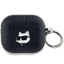 Karl Lagerfeld Monogram Choupette Head case for AirPods 3 - black