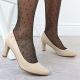 7. Women's nude high heel pumps Sergio Leone 1459