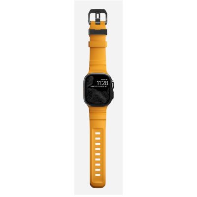 5. Nomad Rocky Point Band Black Leather, Titanium