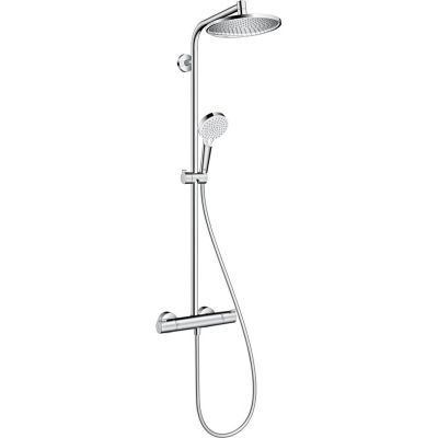 2. Hansgrohe Crometta S shower system 2 heads Wall chrome