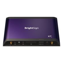 BRIGHTSIGN A powerful, ultra-thin player that delivers the highest quality video from 1080p to 8K60p and plays 3D motion graphics at high frame rates. Expanded I/O with GB Ethernet supporting PoE+, GPIO, IR digital audio, serial