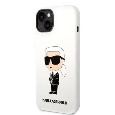 2. Karl Lagerfeld KLHCP14MSNIKBCH iPhone 14 Plus 6.7" hardcase white/white Silicone Ikonik