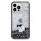 3. Karl Lagerfeld Liquid Glitter Choupette case for iPhone 13 Pro Max - transparent