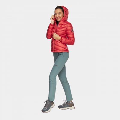 9. Alpinus Rocca women's down jacket red YT18753