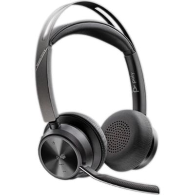 151. POLY Voyager Focus 2 Microsoft Teams Certified USB-CC Headset + USB-C/A Adapter