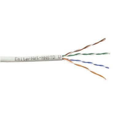 Emiter Net UTP (U/UTP) cable cat.5e 350MHz, solid, standard, gray