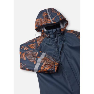 4. Reima Roiske Navy Jr rainsuit 5100022A-6984