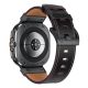 2. Tech-Protect Delta Pro Leather Strap for Samsung Galaxy Watch Ultra (47mm) - Black