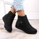 6. News W EVE437A black wedge snow boots