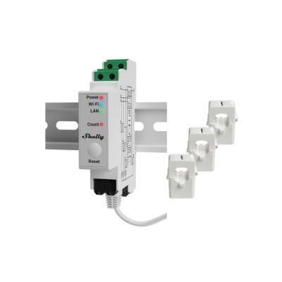 6. Shelly 3EM 3-Phase WIFI Electricity Consumption Meter
