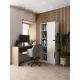 3. SHELVING 80CM DOOR WHITE SET