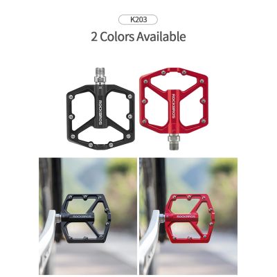 4. Rockbros K203-BK bicycle pedal set - black