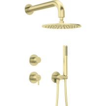 Concealed shower set with shower head