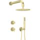 Concealed shower set with shower head
