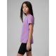 4. Regular plain girls' T-shirt 4F 4FJRSS26TTSHF3554-12S