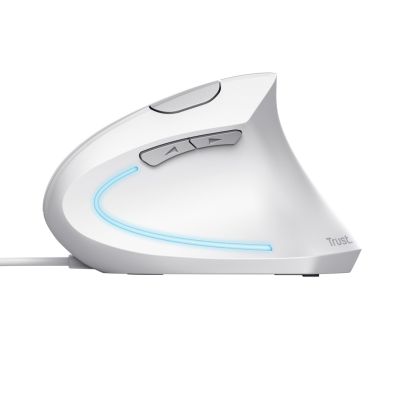 8. TRUST Verto ERGO vertical ergonomic White mouse