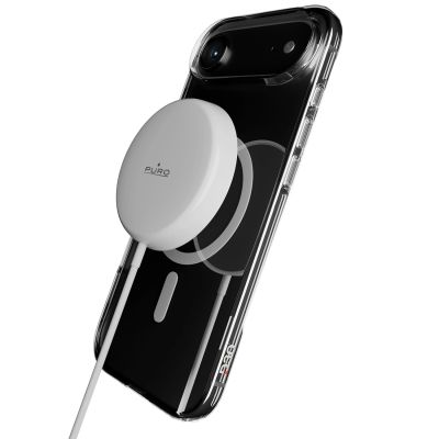 8. Puro Impact Clear D3O TPU+PC MagSafe Compatible Case for iPhone 17 Air - Transparent