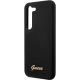 6. Guess GUHCS23SSLSMK S23 S911 black/black hardcase Silicone Vintage Gold Logo