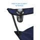 10. FOLDING CAMPING CHAIR 50X50X80CM NAVY BLUE