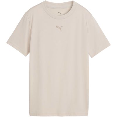 2. Puma ESS Centered Cat Logo Tee Beige 692972 82