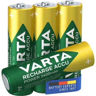 4. VARTA Ready2Use 5716101404 AA rechargeable battery pack (2600mAh ; Ni-MH)