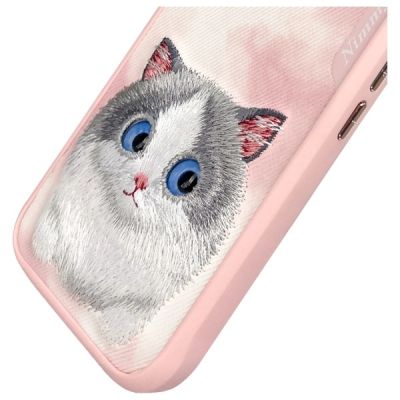 7. Nimmy Big Eyed Pet 2.0 Cat Case for iPhone 16 - Pink