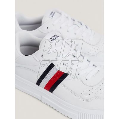 4. Tommy Hilfiger Supercup Lealther M STRIPES shoes FM0FM04824YBS