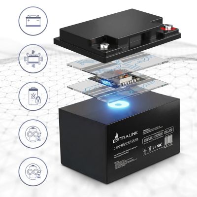 8. EXTRALINK BATTERY BATTERY ACCUMULATOR AGM 12V 45