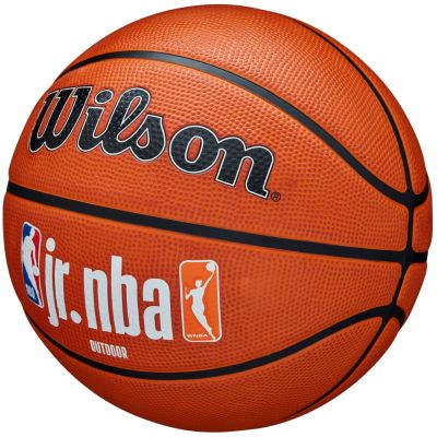 3. Wilson Jr NBA Logo Auth Outdoor Basketball WZ3011801XB6