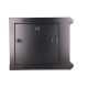 7. Extralink 6U 600x450 Black Wall-Mounted Rack Cabinet