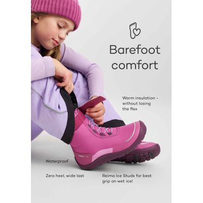 2. Reima ReimaTec barefoot winter boots for children Talvella Junior (5400151A-9990)