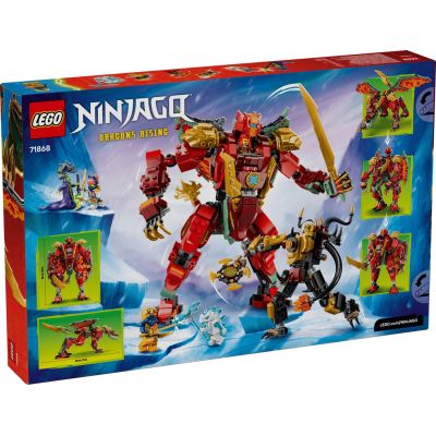 2. LEGO Ninjago 71868 - Wyldfyre Transforming Dragon Mech