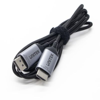 7. UNITEK DISPLAYPORT CABLE 1.4 TO HDMI 2.1, 8K, 1.8M